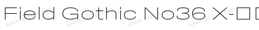 Field Gothic No36 X字体转换